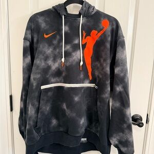 Nike Black and Orange Women’s Hoodie